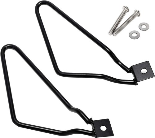 Black saddle bag support bars - bag,