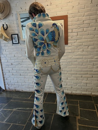 Vintage elvis peacock jumpsuit - vintage,