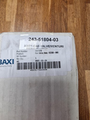 Andrews 7697578 gas valve - 7697578,