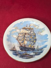 Pall mall,WARE F.W.R.England,119mm pottery small plate ship