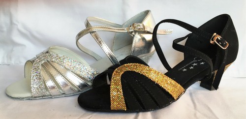 Ladies black gold silver - ladies, black/gold