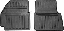 Pair Genuine Land Rover Defender Front Floor Mats Black Rubber 2007 to 2016 TDCi