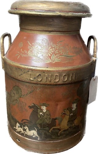 Antique brass plated milk - brass,