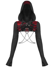 Punk Rave Womens Gothic Hooded
