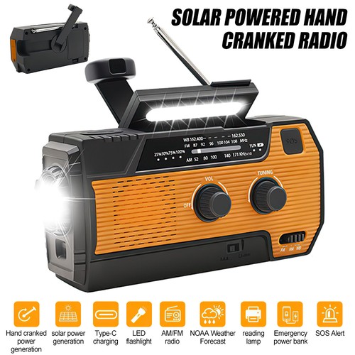 Portable wind solar radio - up,