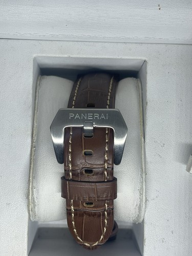 24mm brown croc genuine - brown,