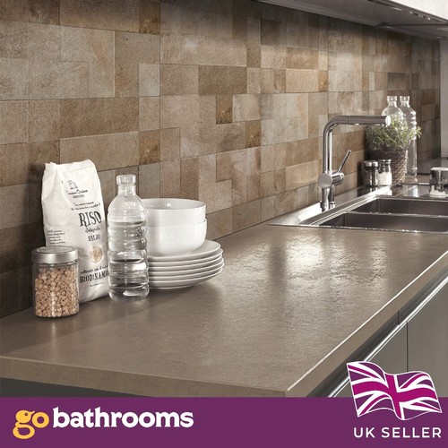 Beige square embossed stone - square,
