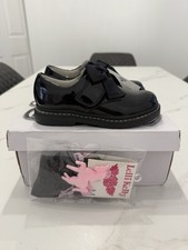 Ms Lelli Kelly Girls Black Patent Leather School Shoes Uk Size 11