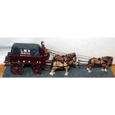 3 horse Railway Delivery lorry (5 ton) Unpainted Kit OO Scale 1:76 Langley G5