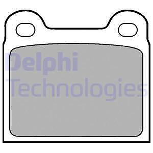Lp18 delphi brake pad - brake, set