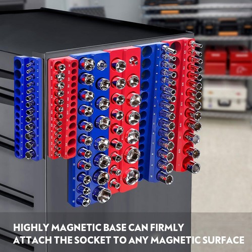 6pc socket organizer storage - organizer,