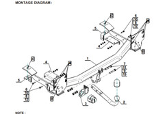 Swan Tow Bar For LAND ROVER
