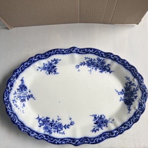 Antique touraine flow blue - touraine,