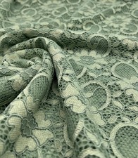 Sage Green Scalloped Edge