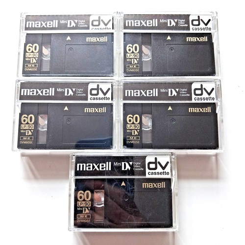 Maxell mini tapes new - 5, dv