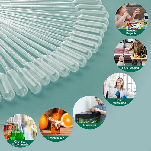100x 3ml plastic pipettes - 100x,