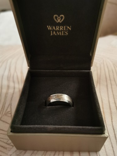 Titanium men ring size and - s,
