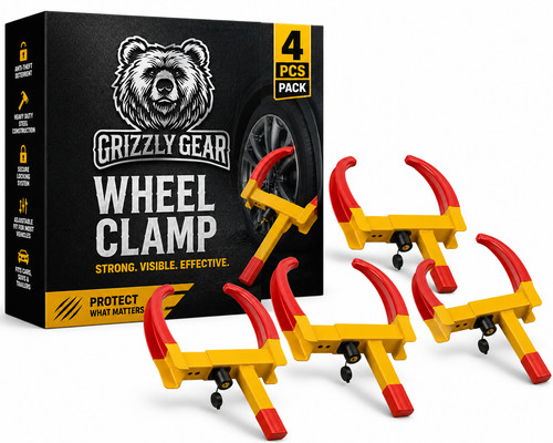 Heavy duty wheel clamp - heavy,
