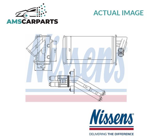 Heater radiator exchanger lhd - exchanger,