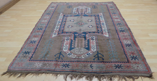 Antique carpet rug hand made - antique,