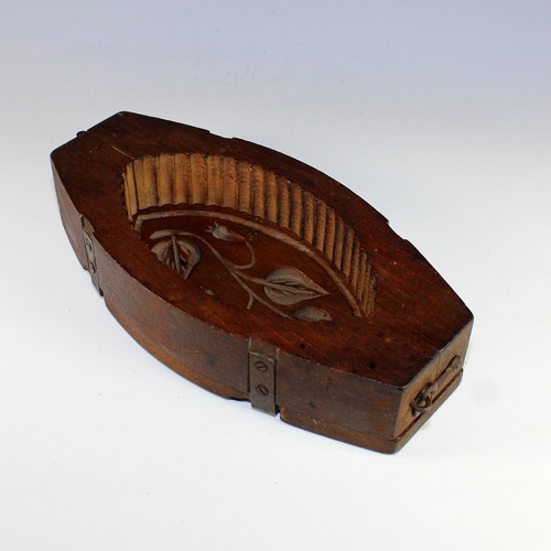 Antique french hinged butter - hinged,