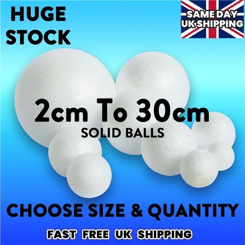Solid polystyrene balls craft - ,