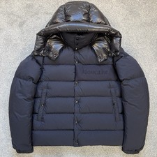 Moncler Aubrac Navy Puffer