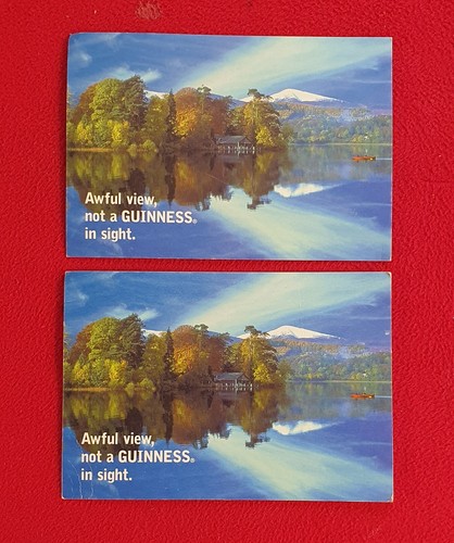 Guinness postcards - x,