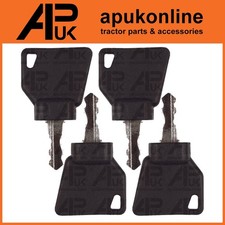 4x Ignition Switch Key for JCB