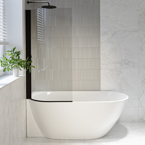Freestanding shower bath - freestanding,