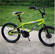 Unisex Kids Green BMX Bike 20