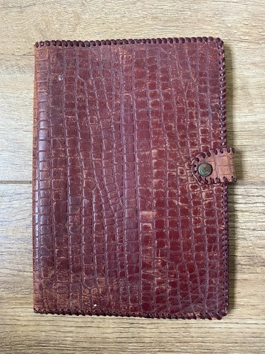Vintage distressed filofax - vintage,