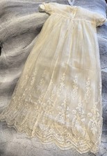 Vintage heirloom christening, baptism or occasion gown