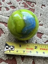 Large Green, White  Glass