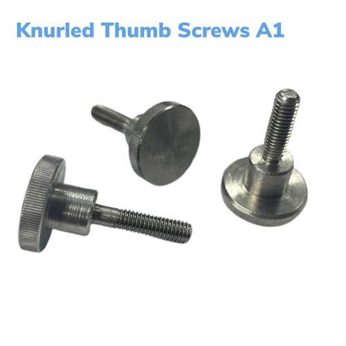 Knurled thumb screws stainless - thumb,