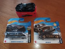 3 Black cars Hot Wheels 2018