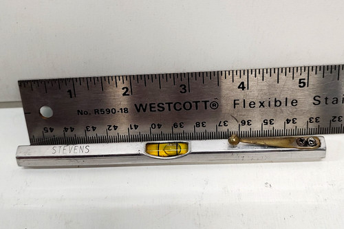 Vintage stevens pocket level - vintage,