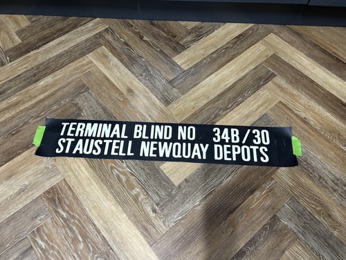 Cornwall cornish bus blind - cornish,