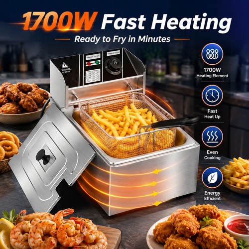 1700w commercial electric - 6l,