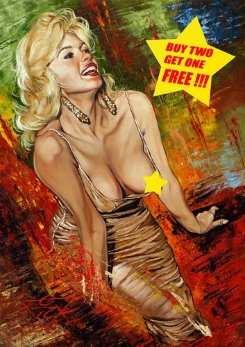 Jayne mansfield fine - fine, art