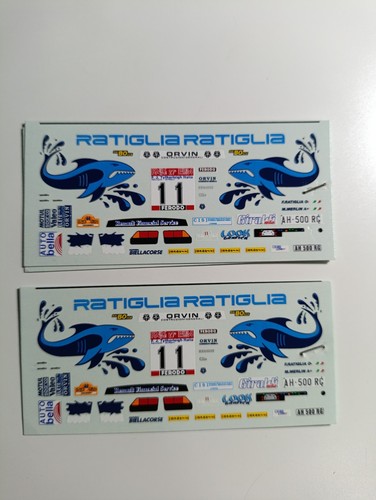 Decals renault clio - 1/43,