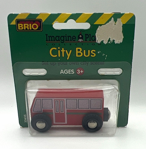 Brio wooden city bus - wooden,