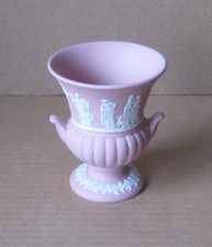 Wedgwood PINK Jasperware URN Vase