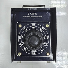 Variable Manual Transformer | 110V | 6A  | Adjustable Voltage Regulator