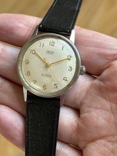 Vintage Smiths Everest 34mm Steel Case 1950s/60s For Repair British 18mm Lug