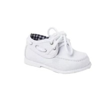 BABY BOYS CANVAS BOAT SHOES