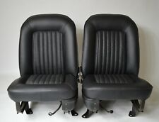 FORD CAPRI MK1 PRE-FACELIFT FRONT SEAT COVERS WITH BASKETWEAVE INSERTS