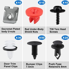 130 Clips Wheel Arch Bumper