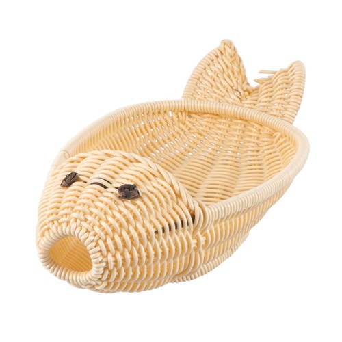 Wicker storage basket - wicker,