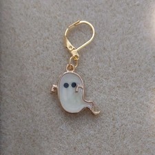White Resin Ghost Stitchmarker